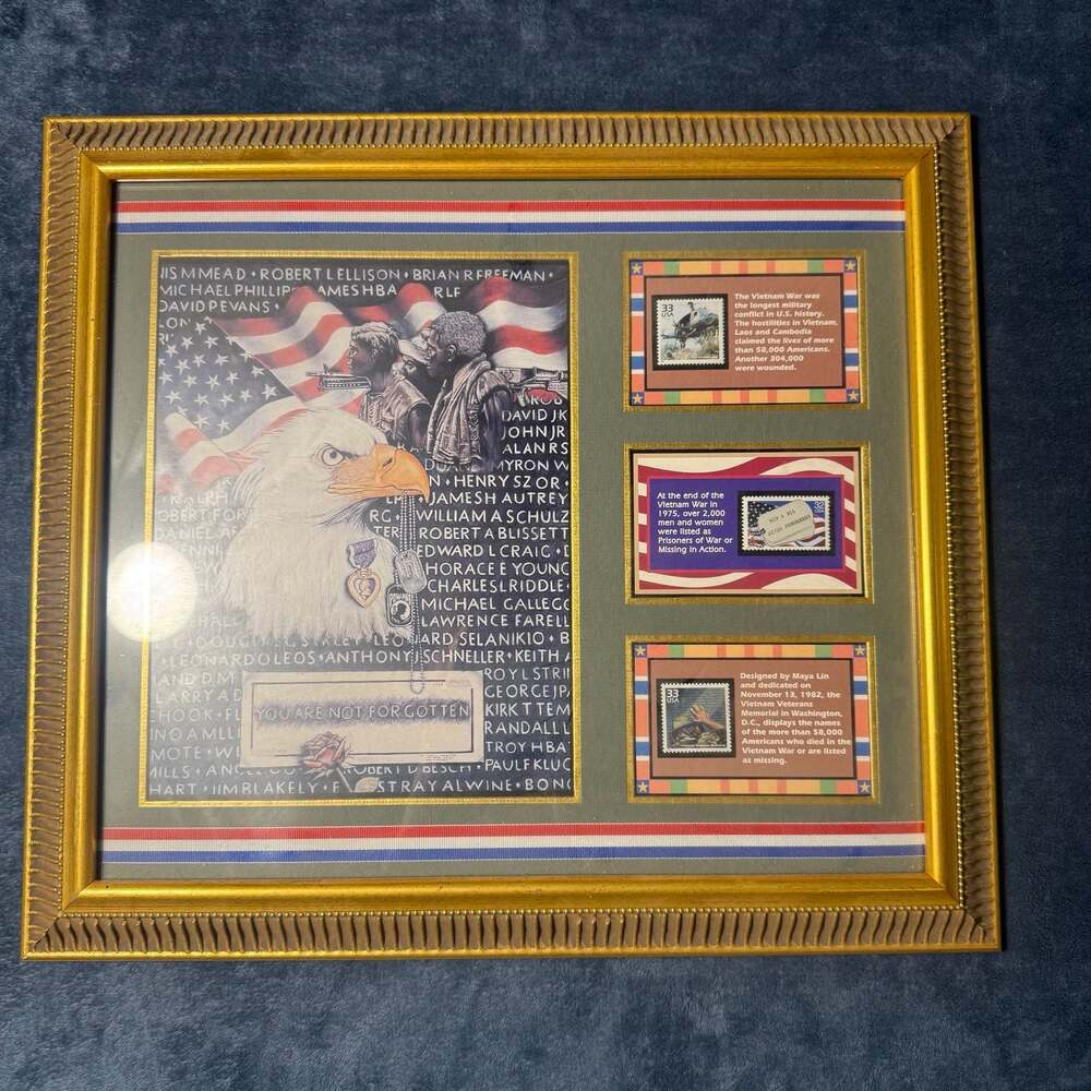 Vietnam Veterans Memorial 'You Are Not Forgotten' commemorative Stamp Collection